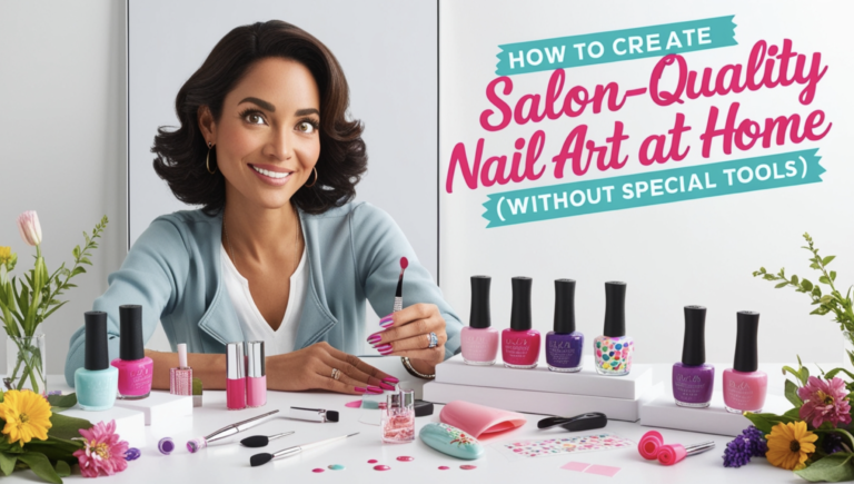 How to Create Salon-Quality Nail Art at Home (Without Special Tools)